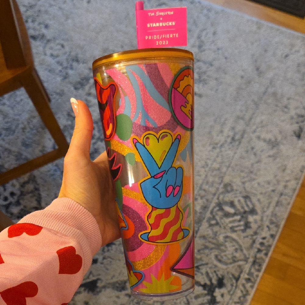 Starbucks Tim Singleton Pride Tumbler 2023